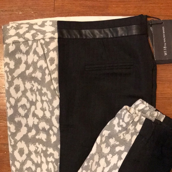 Walter Baker Animal Print Tuxedo Pant - Picture 4 of 8